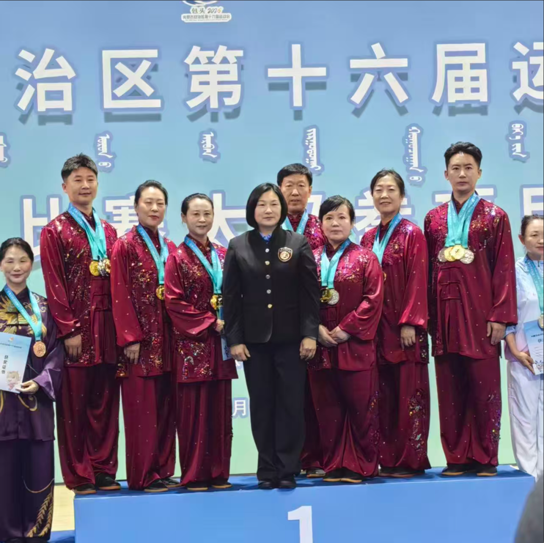 乌海市太极拳队斩获两金四银！