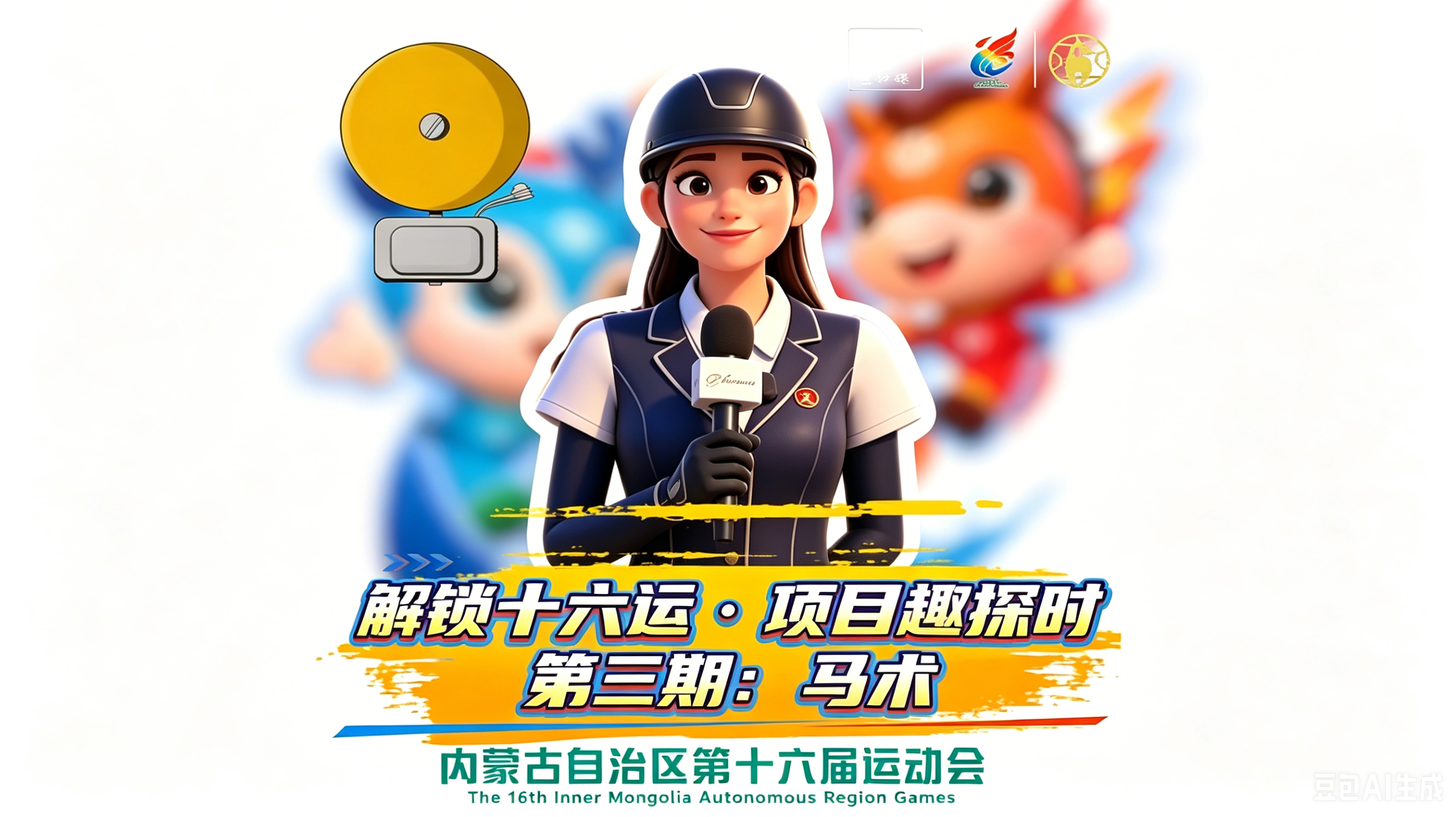 解锁十六运·项目趣探时→第三期：马术